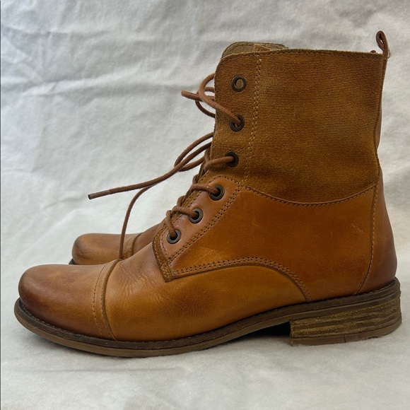 Brown Leather Ankle Boots - Picture 2 of 4